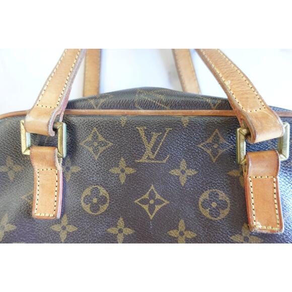 Vintage Louis Vuitton Shoulder Bag Womens Monogram Canvas Purse France 90s - Picture 4 of 16